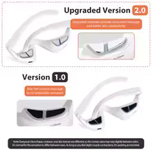 Red Light Therapy & Microcurrent Eye Care Glasses – Anti-Aging Under-Eye Rejuvenation Device