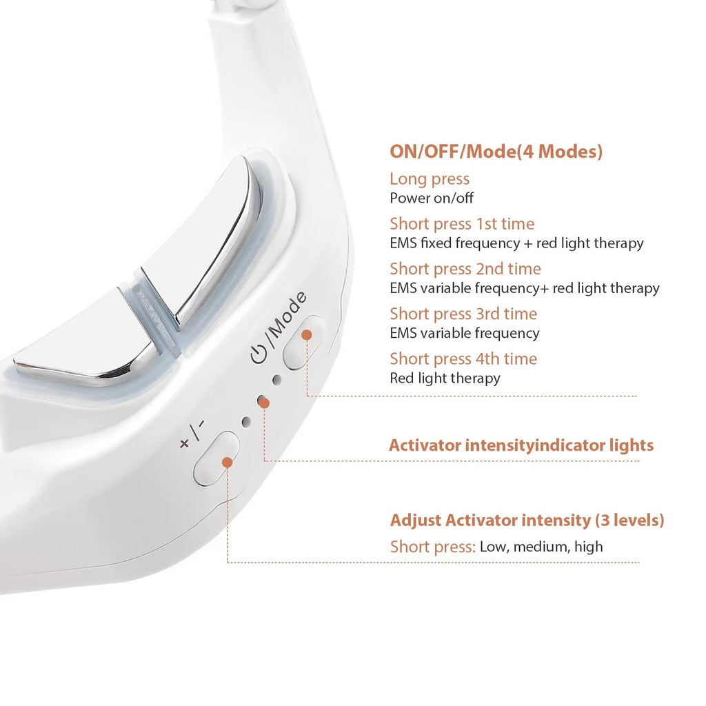 Red Light Therapy & Microcurrent Eye Care Glasses – Anti-Aging Under-Eye Rejuvenation Device